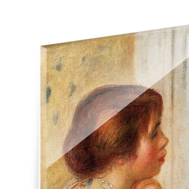 Renoir quadri famosi Auguste Renoir - Gabrielle con lo specchio o Marie Dupuis con lo specchio con il ritratto di Coco