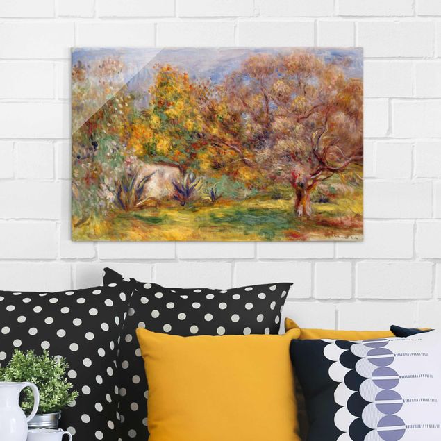 Quadro paesaggio Auguste Renoir - Giardino degli ulivi