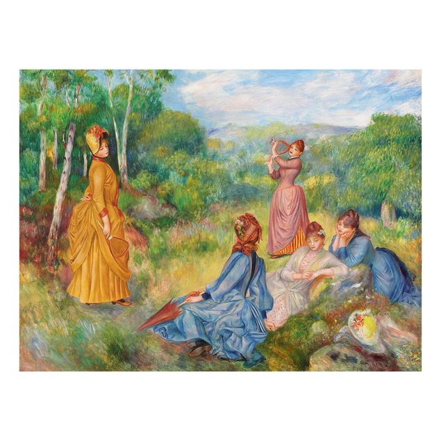 Quadri Impressionismo Auguste Renoir - Giovani donne che giocano a badminton