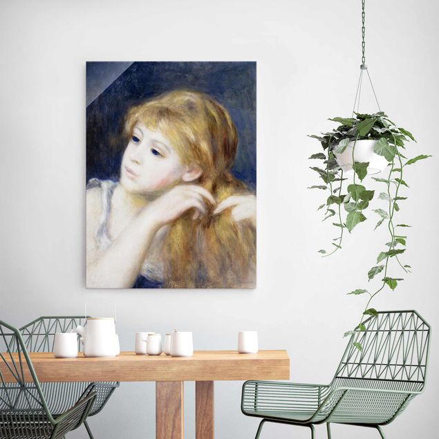 Stile artistico Auguste Renoir - Testa di giovane donna