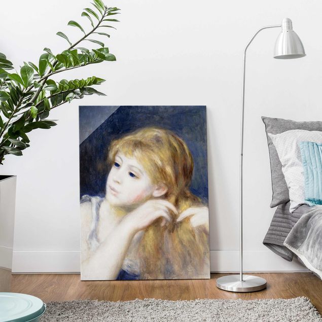 Impressionismo quadri Auguste Renoir - Testa di giovane donna