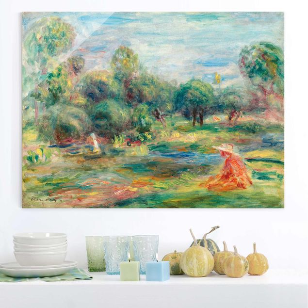 Riproduzioni Auguste Renoir - Paesaggio a Cagnes