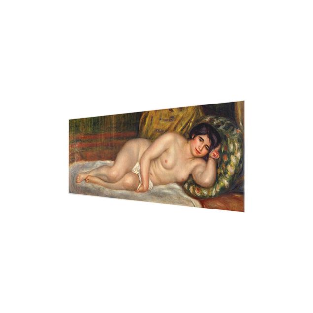 Quadri in vetro riproduzioni Auguste Renoir - Nudo sdraiato, la fonte