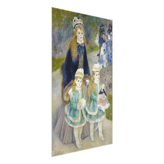 Quadri in vetro riproduzioni Auguste Renoir - Madre e figli (La passeggiata)