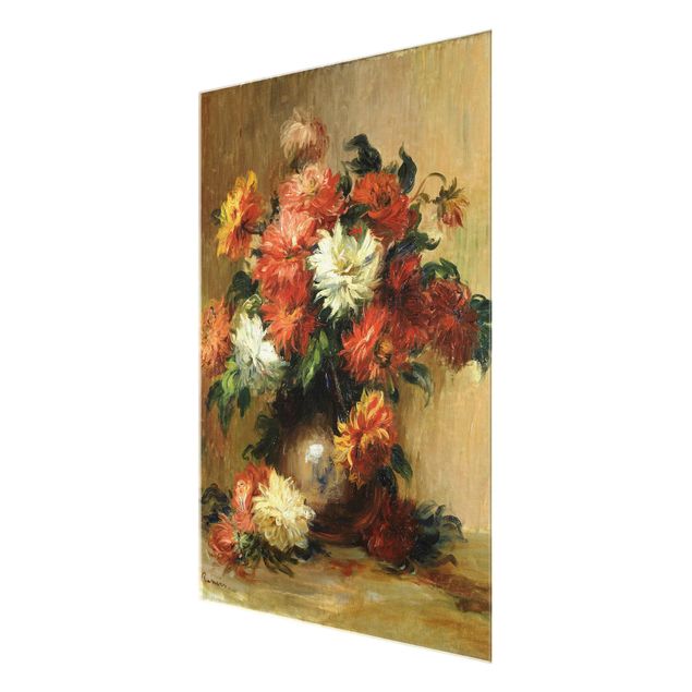 Quadro floreale Auguste Renoir - Natura morta con dalie