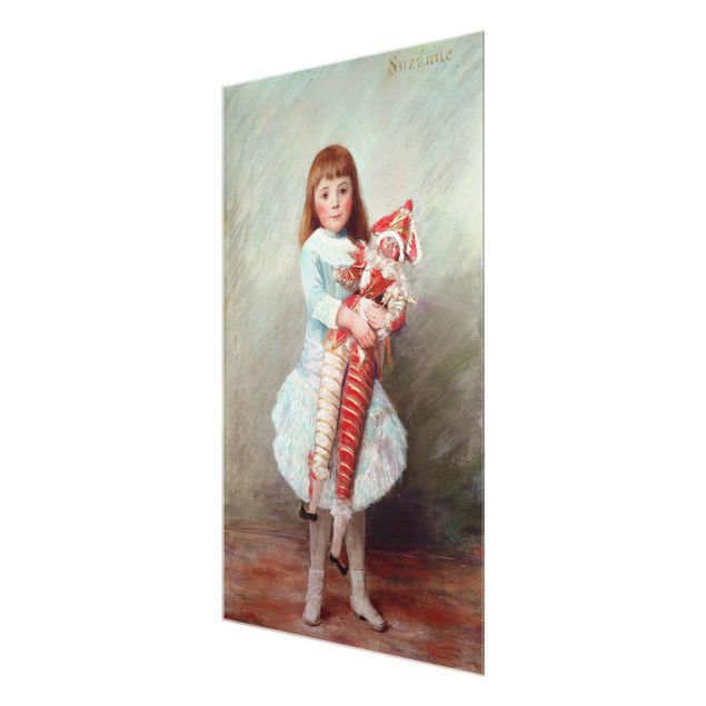 Riproduzioni quadri Auguste Renoir - Suzanne con marionetta Arlecchino