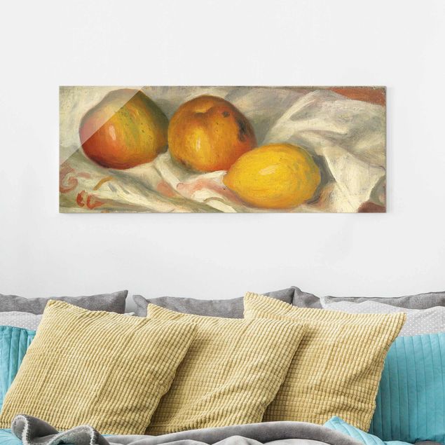 Stile artistico Auguste Renoir - Due mele e un limone