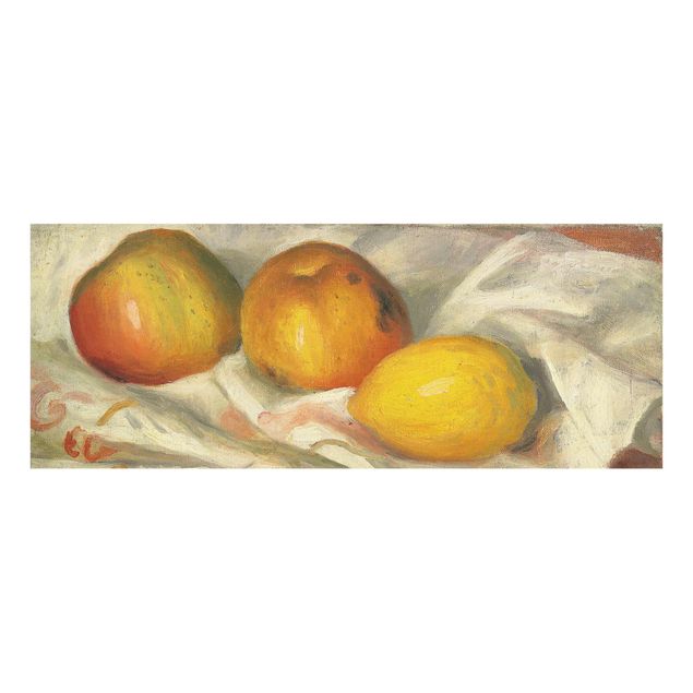 Quadri moderni per arredamento Auguste Renoir - Due mele e un limone