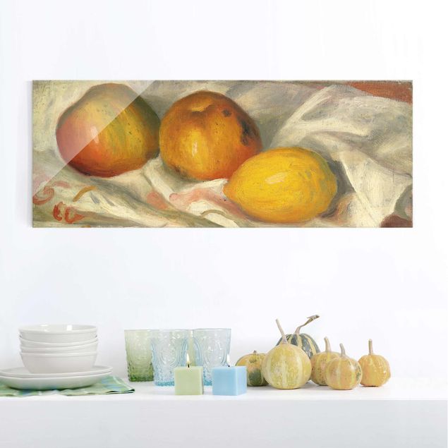 Riproduzioni quadri famosi Auguste Renoir - Due mele e un limone
