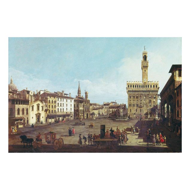 Stile artistico Bernardo Bellotto - Piazza della Signoria a Firenze