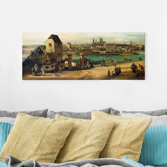Quadri espressionismo Bernardo Bellotto - Monaco, vista da Haidhausen