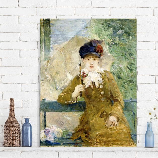 Riproduzioni Berthe Morisot - Signora con ombrellino