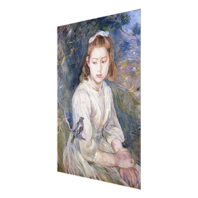 Quadri Berthe Morisot - Giovane ragazza con uccello