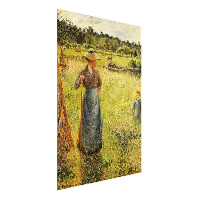 Quadro romanticismo Camille Pissarro - Il fienaio