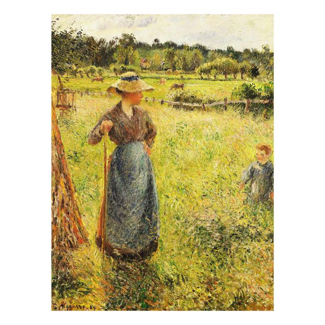Stampe quadri famosi Camille Pissarro - Il fienaio
