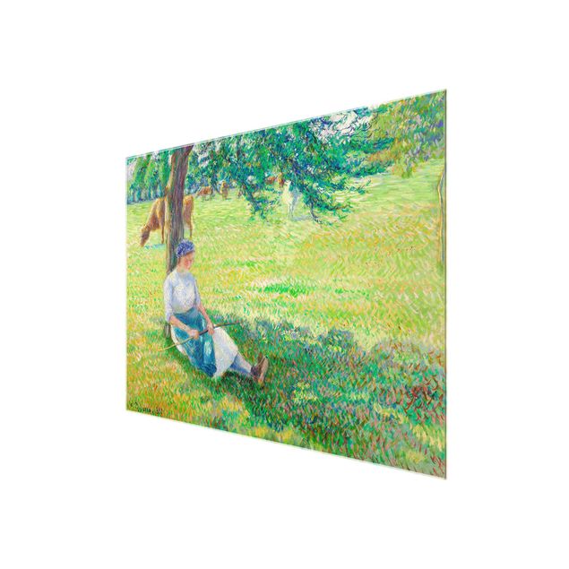 Quadri con paesaggio Camille Pissarro - Cowgirl, Eragny