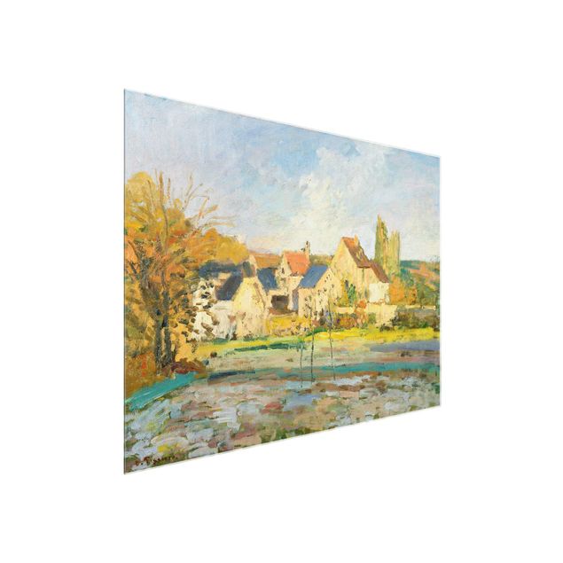 Quadro romanticismo Camille Pissarro - Paesaggio vicino a Pontoise