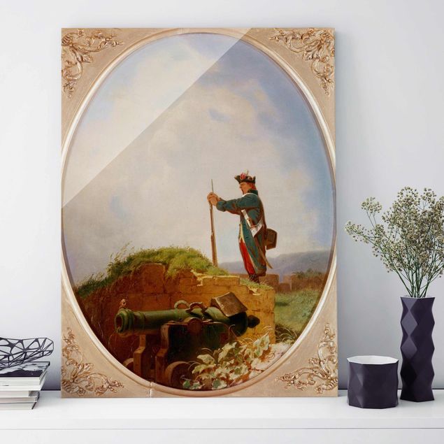 Romanticismo quadri Carl Spitzweg - Sentinella sbadigliante