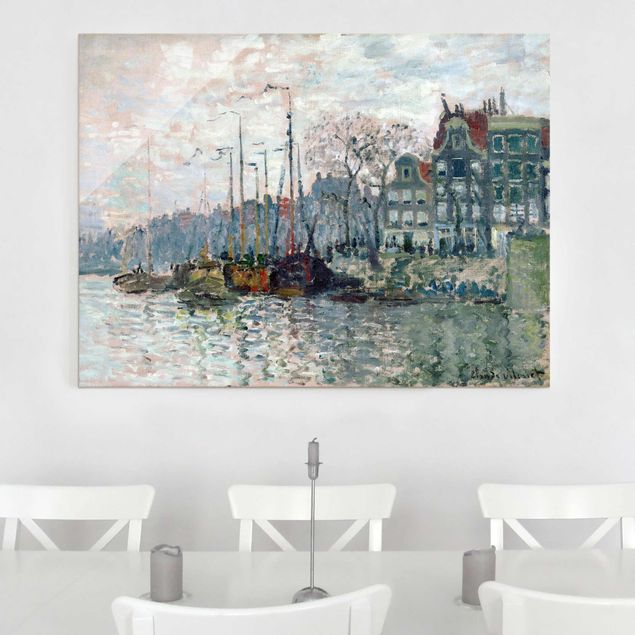 Correnti artistiche Claude Monet - Veduta di Prins Hendrikkade e Kromme Waal ad Amsterdam
