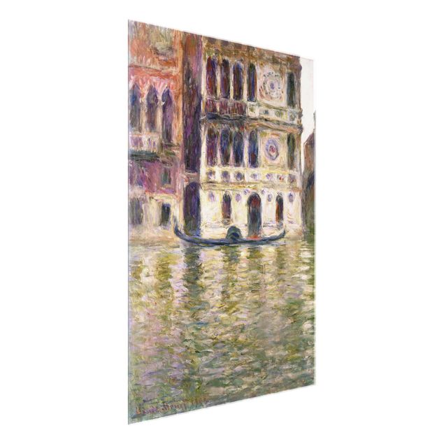Quadri in vetro con architettura e skylines Claude Monet - Il Palazzo Dario