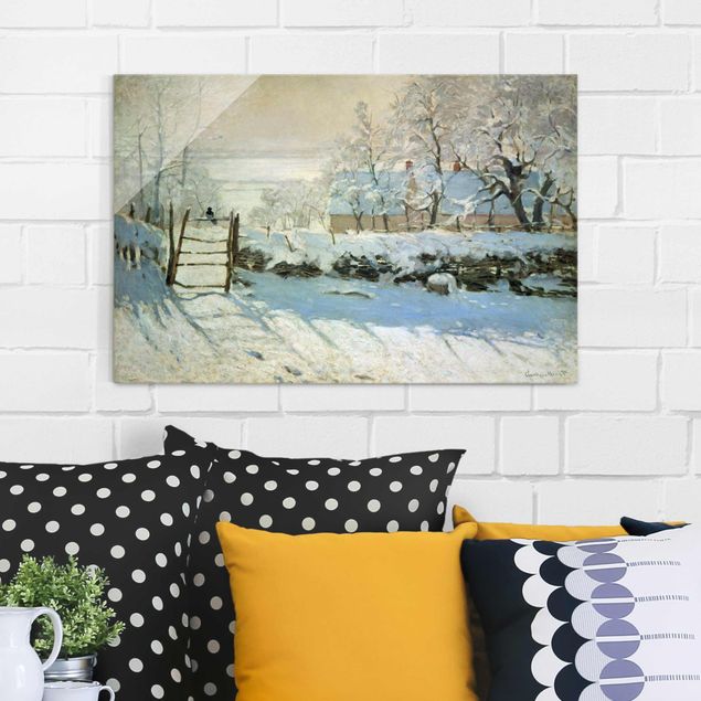 Quadro paesaggio Claude Monet - La gazza