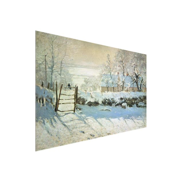 Quadro alberi Claude Monet - La gazza