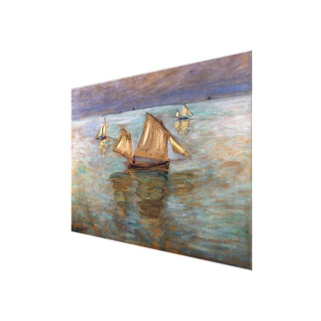 Quadri Impressionismo Claude Monet - Barche da pesca vicino a Pourville