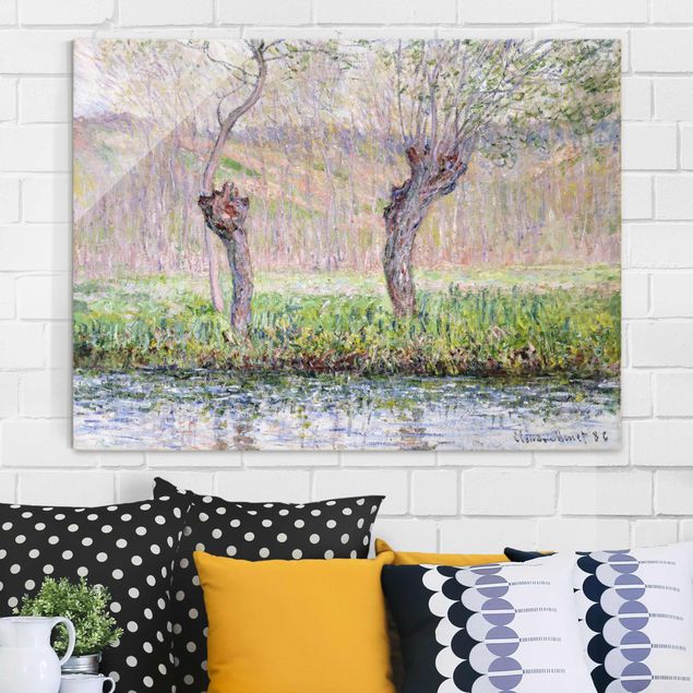 Riproduzioni quadri famosi Claude Monet - Alberi di salice in primavera