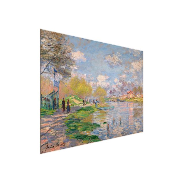Quadri impressionisti Claude Monet - Primavera sulla Senna
