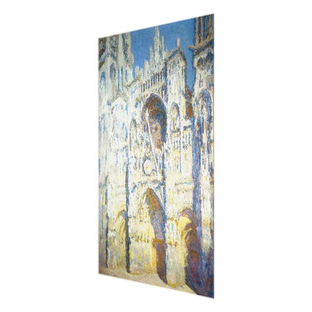 Quadri in vetro riproduzioni Claude Monet - Portale della cattedrale di Rouen