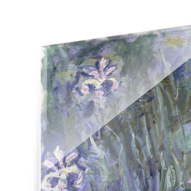 Quadro moderno blu Claude Monet - Iris