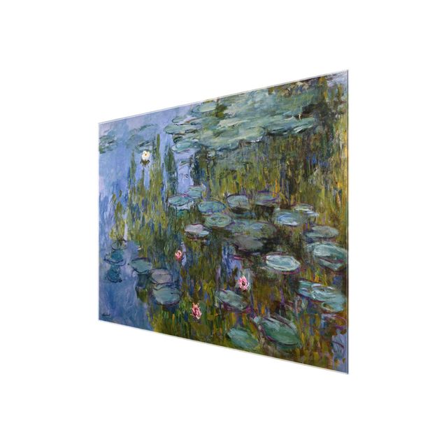 Quadri in vetro con fiori Claude Monet - Ninfee (Nympheas)