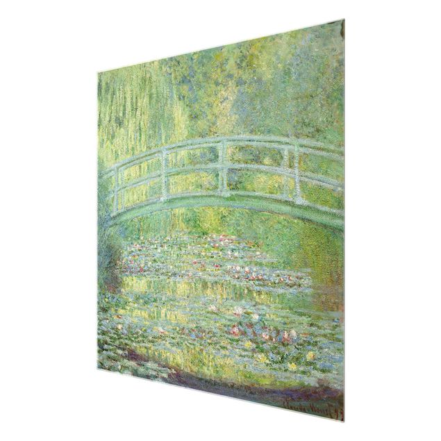 Quadri in vetro riproduzioni Claude Monet - Ponte giapponese
