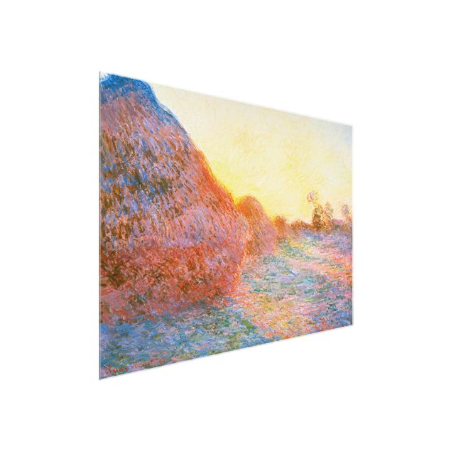 Quadri Impressionismo Claude Monet - Un pagliaio alla luce del sole