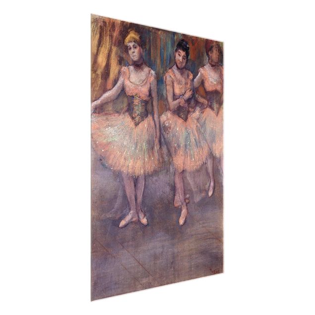 Impressionismo quadri Edgar Degas - Tre ballerine prima dell'esercizio fisico