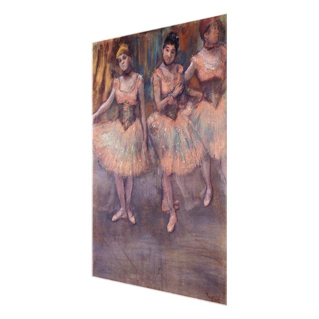 Quadri moderni per arredamento Edgar Degas - Tre ballerine prima dell'esercizio fisico