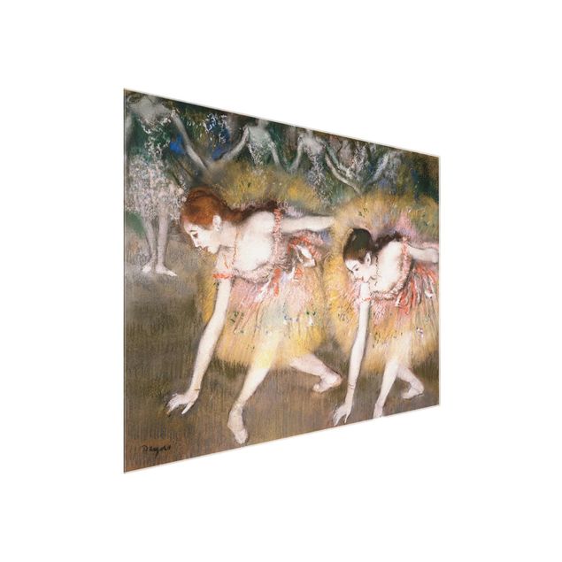 Quadri Impressionismo Edgar Degas - Danzatrici che si chinano