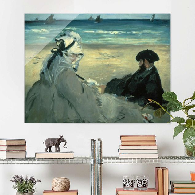 Riproduzioni Edouard Manet - Sulla spiaggia
