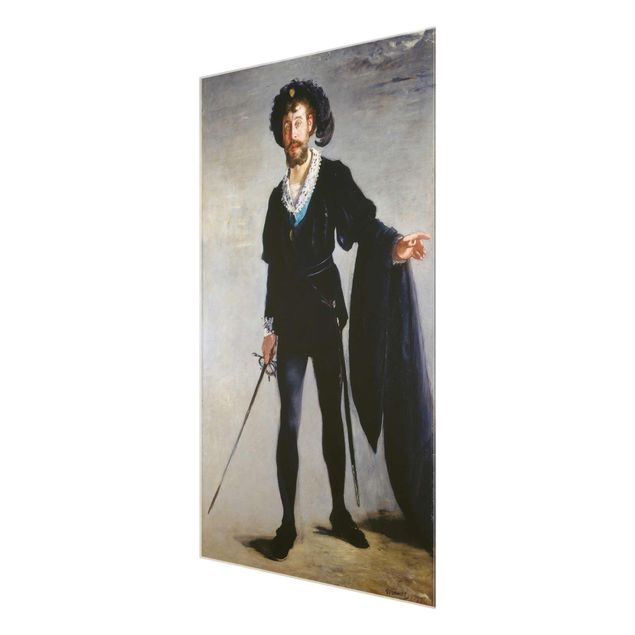 Riproduzioni quadri famosi Edouard Manet - Jean-Baptiste Faure nel ruolo di Amleto