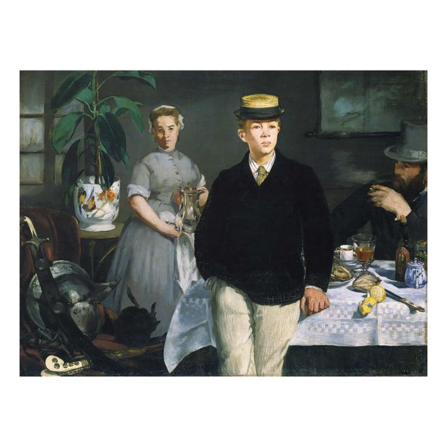 Quadri moderni   Edouard Manet - Pranzo nello studio