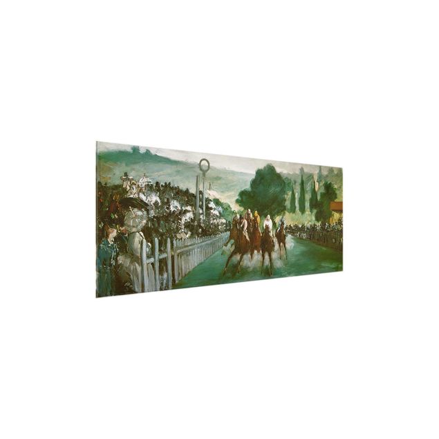 Impressionismo quadri Edouard Manet - Gare a Longchamp