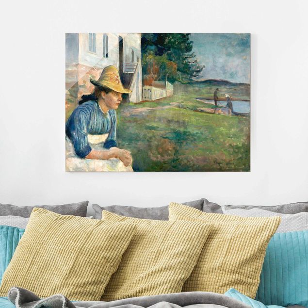 Quadro post impressionista Edvard Munch - Sera