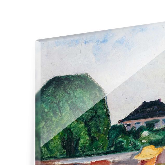 Riproduzioni quadri Edvard Munch - Tre ragazze sul ponte