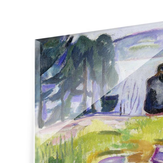 Riproduzioni quadri Edvard Munch - Primavera (coppia di innamorati sulla riva)