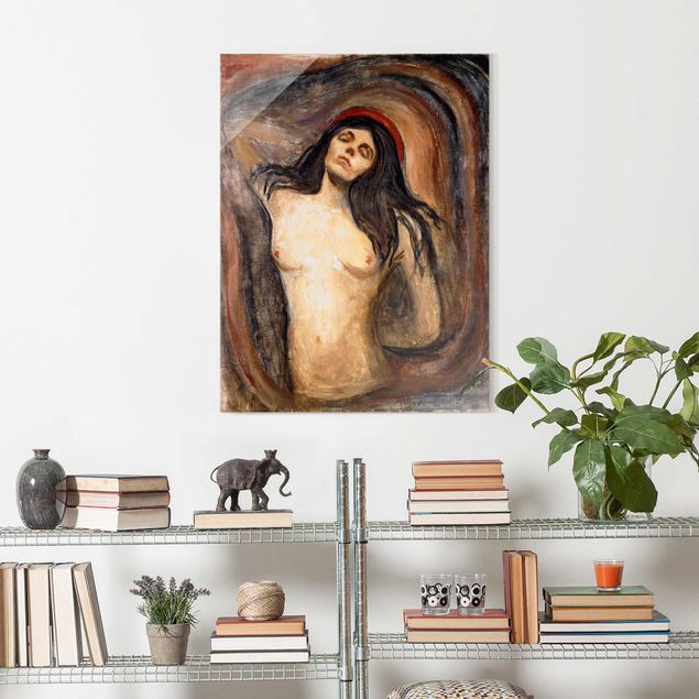 Quadro post impressionista Edvard Munch - Madonna
