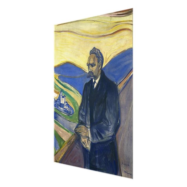 Quadri moderni per arredamento Edvard Munch - Ritratto di Friedrich Nietzsche