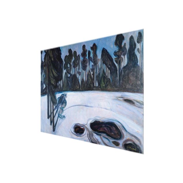 Quadri in vetro riproduzioni Edvard Munch - Notte stellata