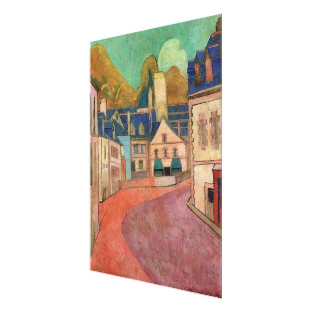 Riproduzione quadri famosi Emile Bernard - La Rue Rose a Pont-Aven