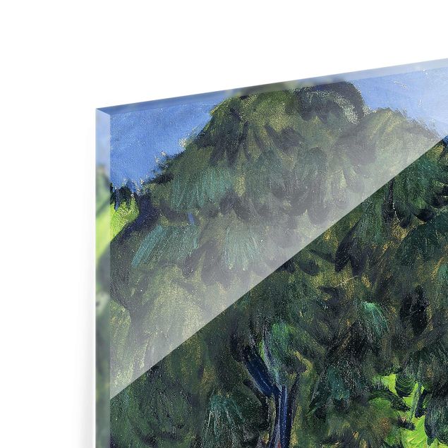 Quadri moderni   Ernst Ludwig Kirchner - Paesaggio con castagno