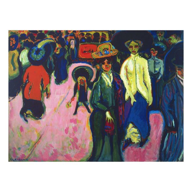 Riproduzione quadri famosi Ernst Ludwig Kirchner - Strada a Dresda